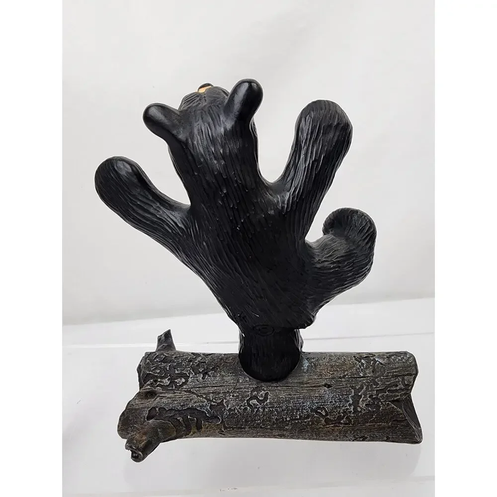 Bearfoots Bears Hap On Log Arms Up 6 x 6.5